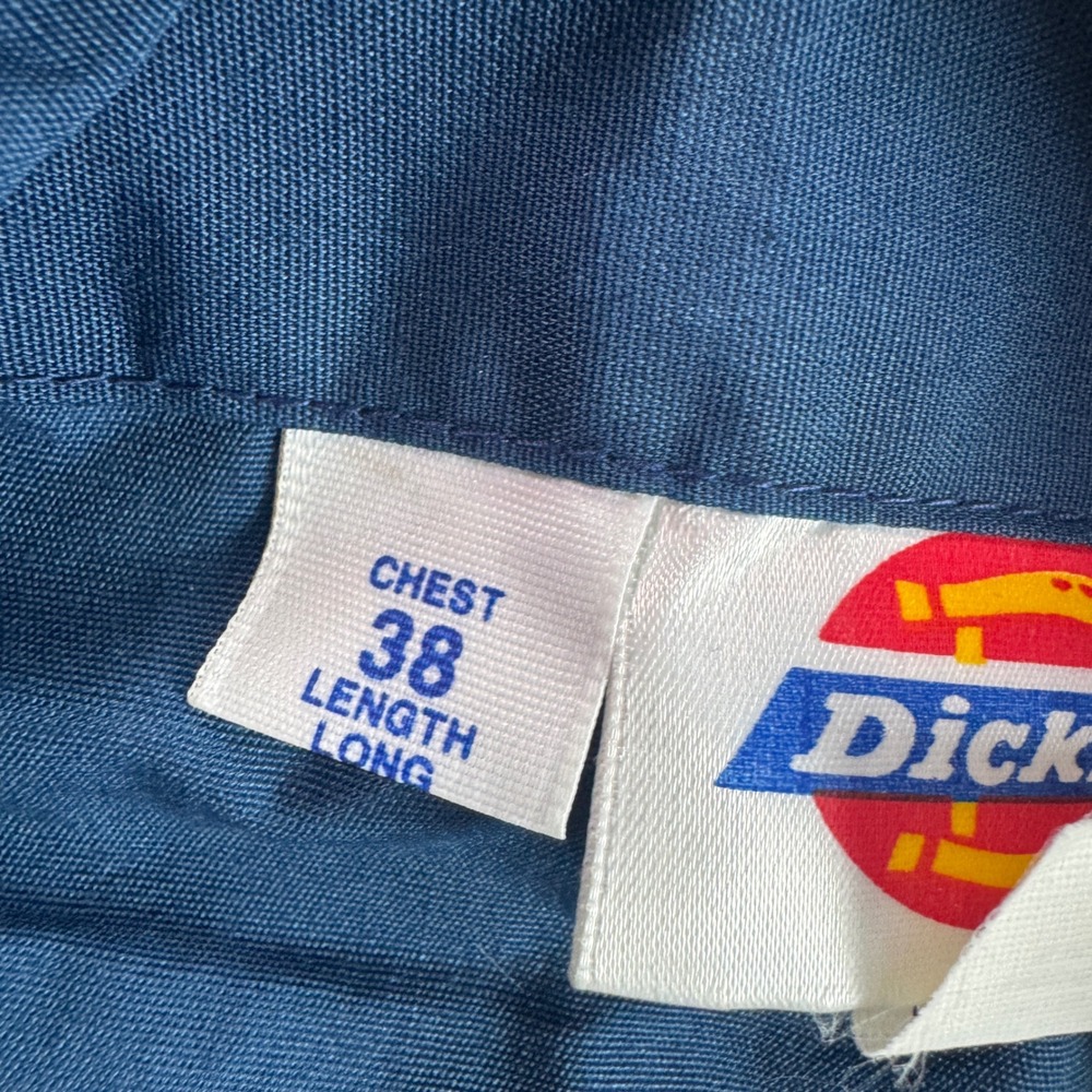 Dickies Coveralls Short Sleeve Utility Workwear Jumpsuit Navy Blue Mens 38 Long - Picture 5 of 16